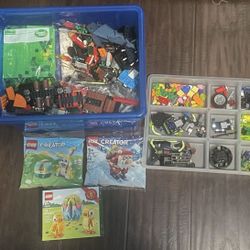 over 10 pounds of legos + 3 smaller sets