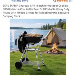 Beau Jardin Charcoal Grill (18in)