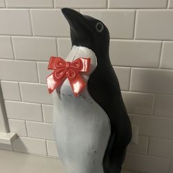 Vintage Penguin Blowmold