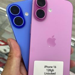 Pink iPhone 16 Unlocked. Cash Or $50 Down W Approval 