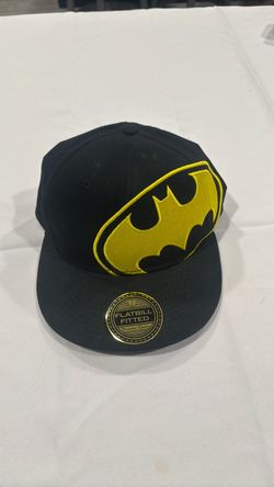 Batman Flatbill Fitted Cap