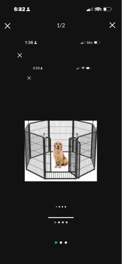 12 PANEL 32” TALL HEAVY DUTY DOG PLAYPEN NEW