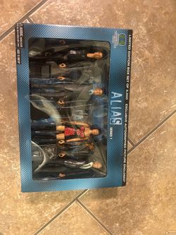Alias figure set of 4.   Limited edition box set.