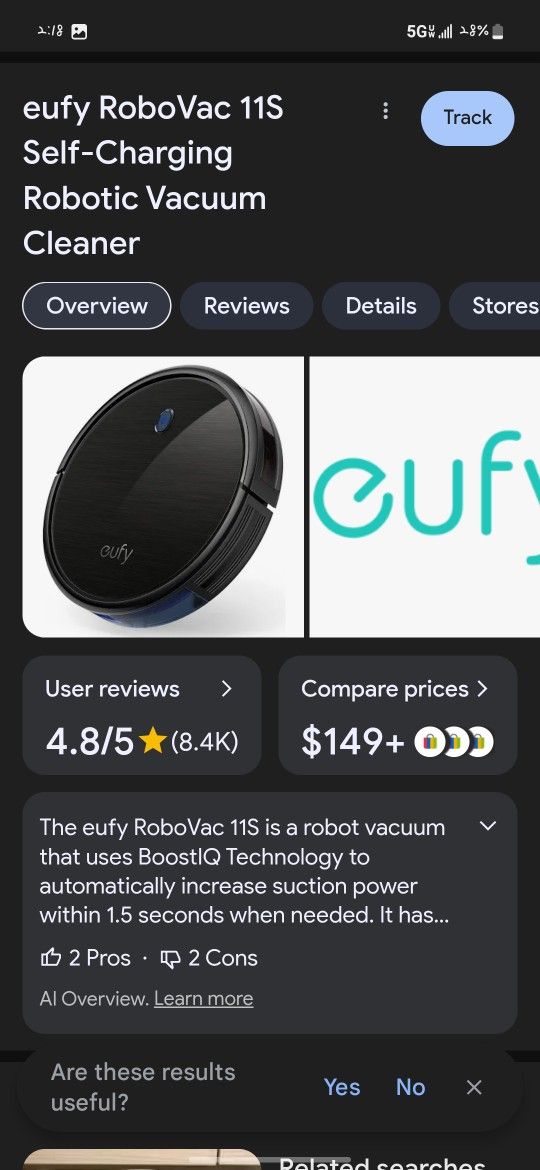 eufy Robotic Automatic Vaccum