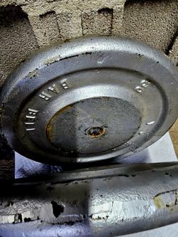 Old School York 50 Lb Plates