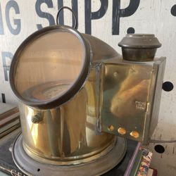 Brass Lantern, Brass Lamp, Vintage Nautical Maritime