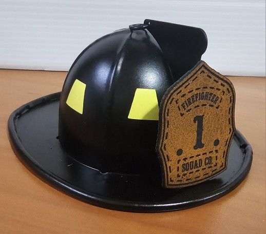 Firefighter helmet collectible.
