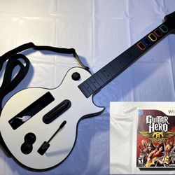 Guitar Hero wireless guitar & Game for Wii - PRICE FIRM