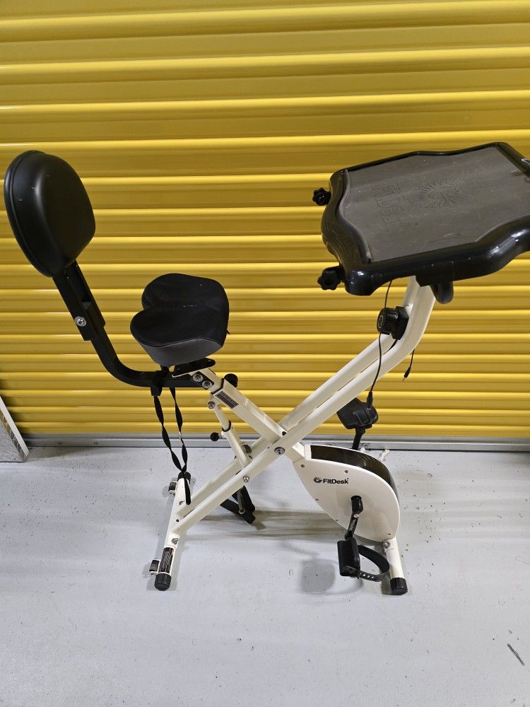 FitDesk 2.0 - Exercise Bike with Desk Platform