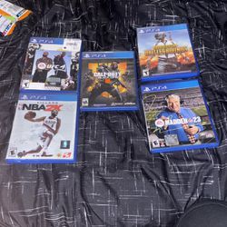 5 PS4 Games 