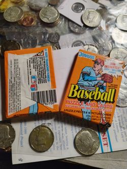 2 ) Donruss - 1990's Baseball Puzzle Trading Cards For Sale