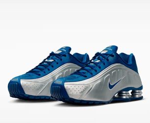 Nike Shox R4 sz 10Blue Silver Sneakers