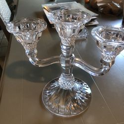Vintage   Cristal Candlestick 