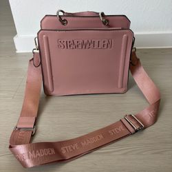 Steve Madden Pink Box Crossbody Bag