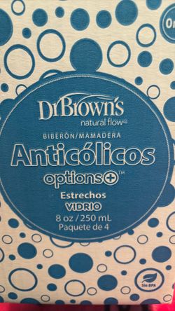 brand new glass dr brown 8oz bottles