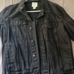 Black Denim Jacket H&M 