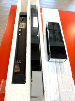 Mirrored Floating Wall Shelves - Set of 3