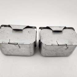 Vintage Aluminum Bait Bafflers Set Of 2