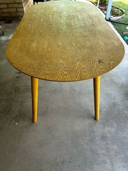 Large wooden table