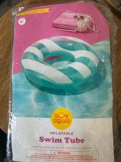 Sun Squad Inflatable Swim Tube
