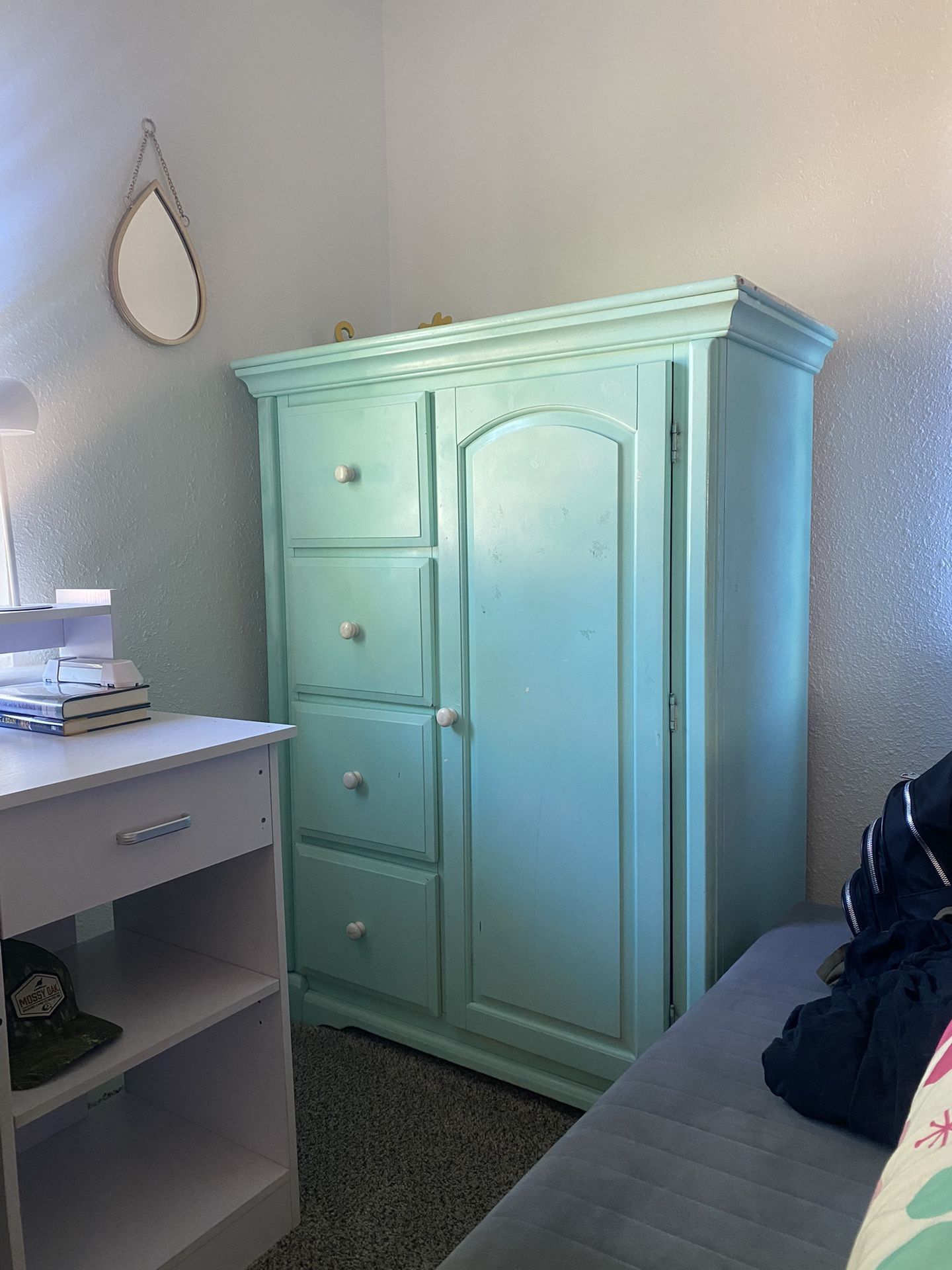 Teal Dresser 