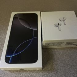 iPhone 16 Pro Max With AirPod Pros 