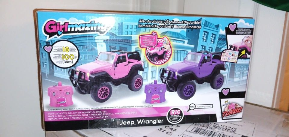 Pink Jeep Wrangler Toy