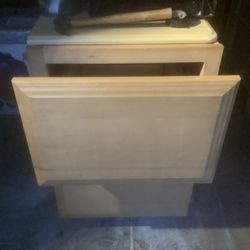 Nice and clean wooden file cabinet