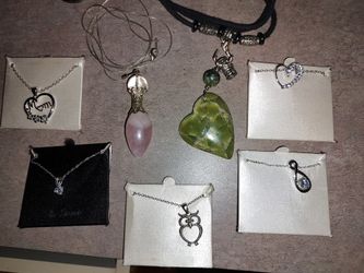 Assorted Silver Necklaces