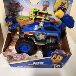 Paw Patrol: Rescue Wheels Chase's Cruiser, Toy Truck with Projectile Launcher