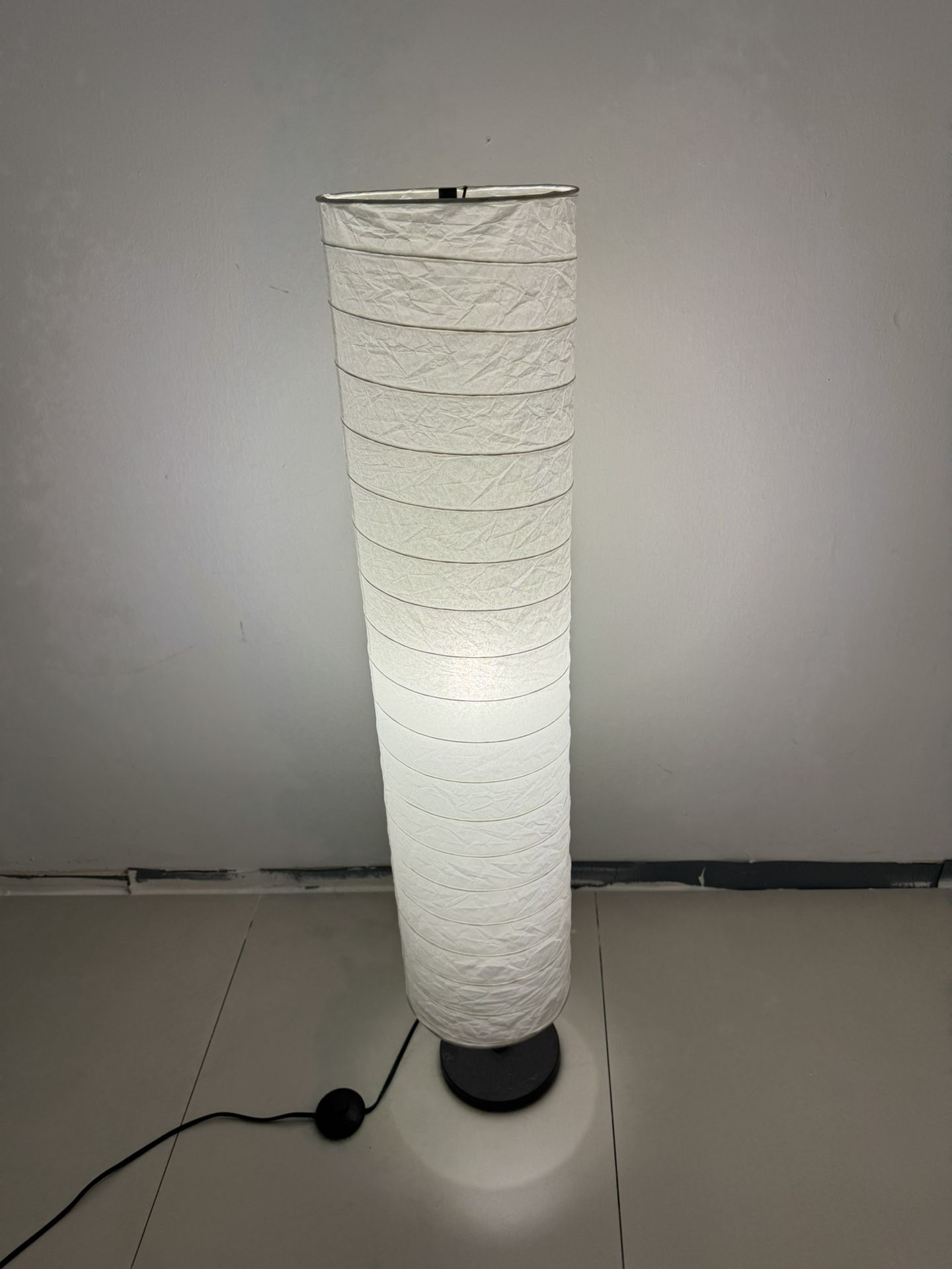 Tall Paper Lantern Floor Lamp – Soft Ambient Light