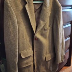 Jacket Men's Ralph Lauren Beige Herringbone Extra Large