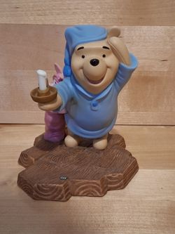 Winnie the Pooh and Piglet May Friendship Light Your Way Figurine