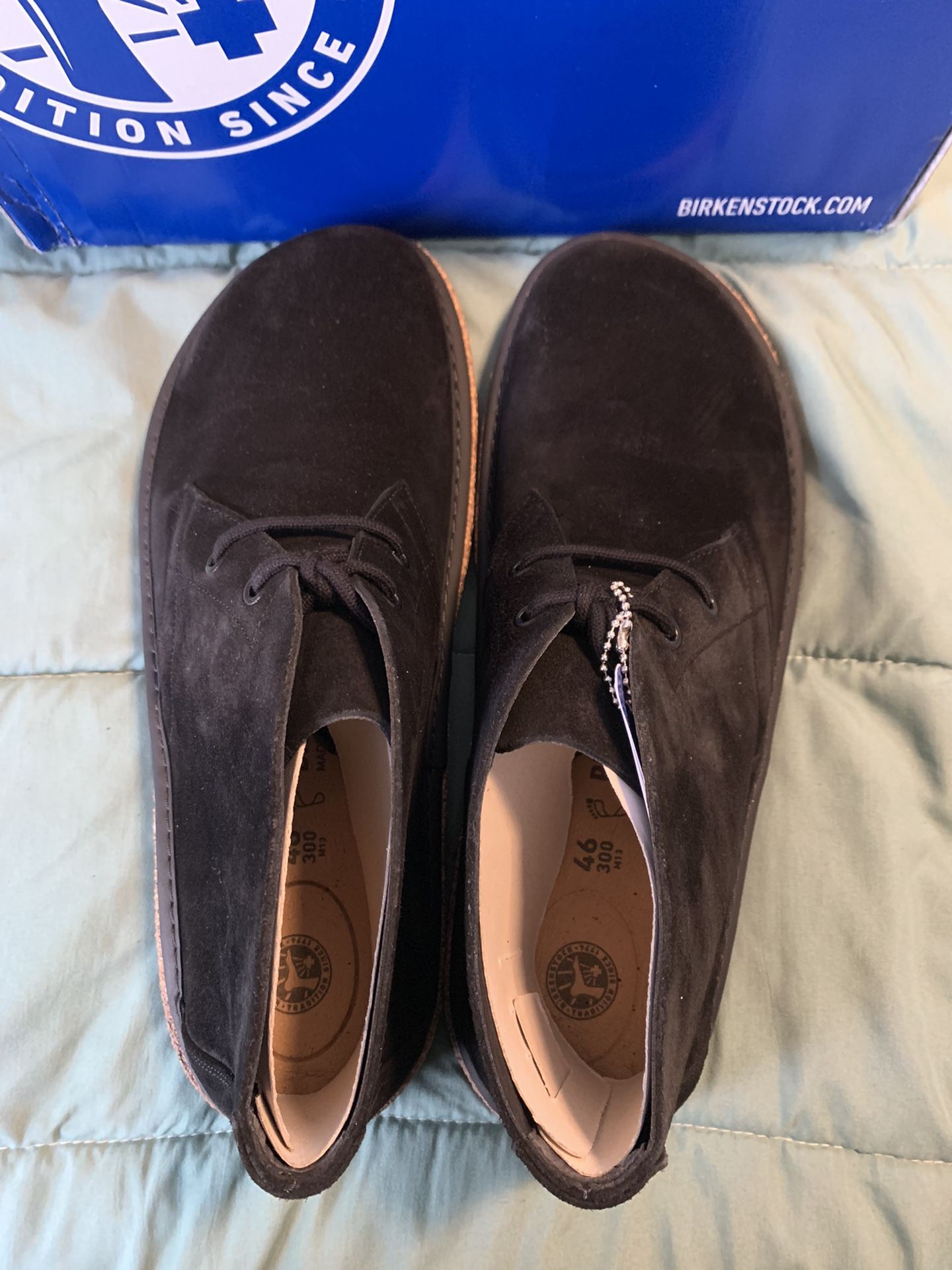 NEW Black Suede Milton Birkenstock - Mens 13