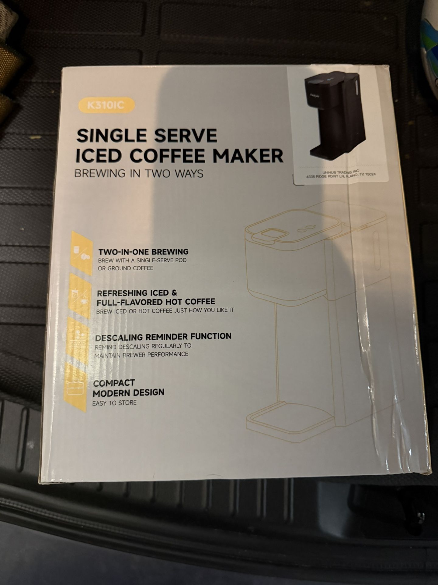 Single Serve Iced Coffee Maker 