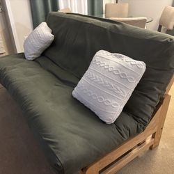 NATURAL HOME BY THE FUTON SHOP ORGANIC HYPOALLERGENIC COUCH/CONVERTIBLE FUTON 