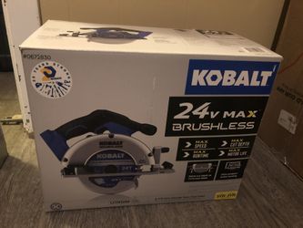 Brandnew cordless Kobalt Brushless circular saw 24V baretool