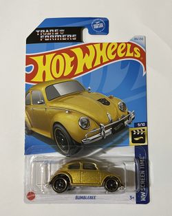 HOTWHEELS TRANSFORMERS BUMBLE BEE (GOLD)