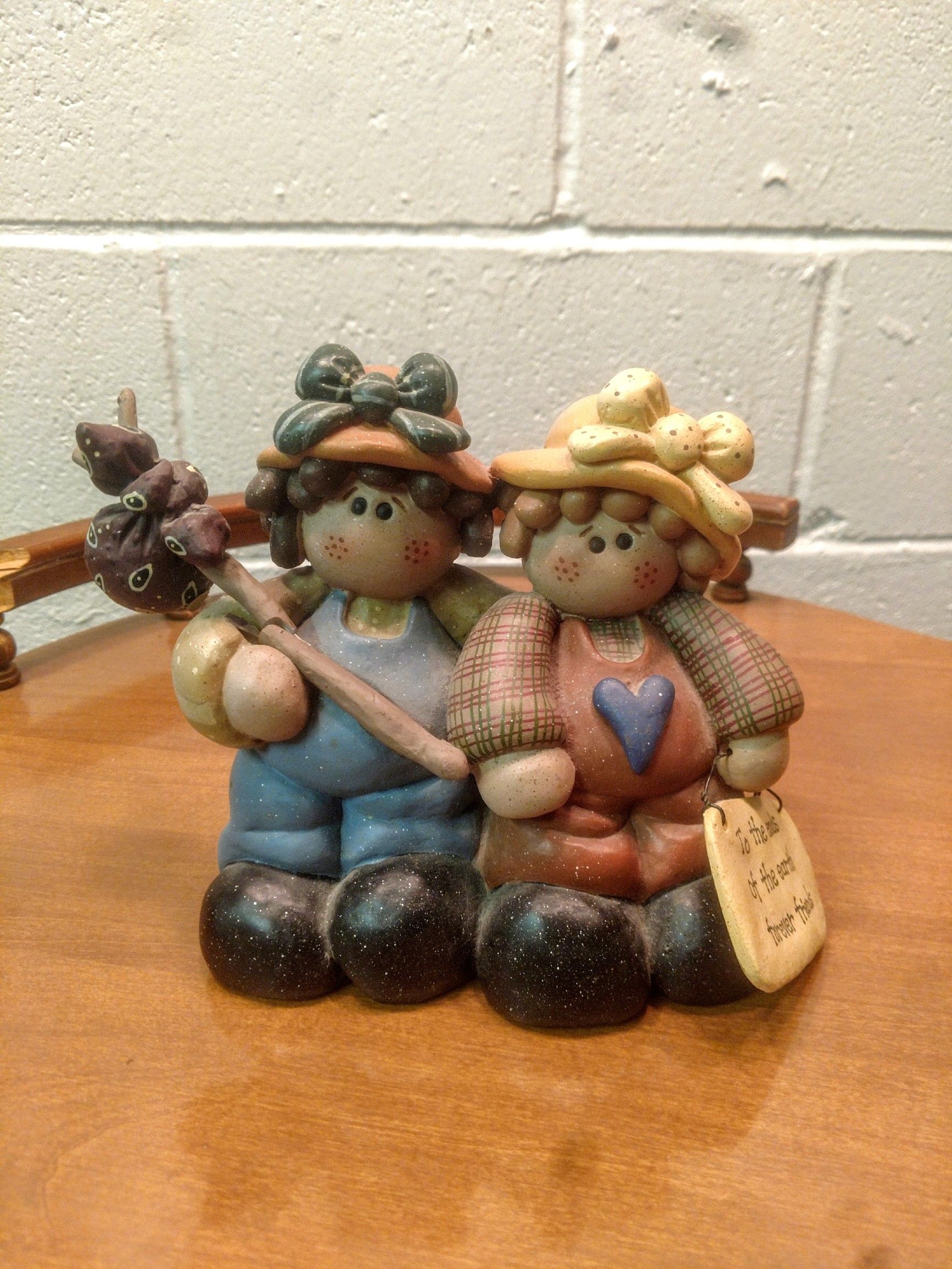 Forever Friends Folk Art Figurine