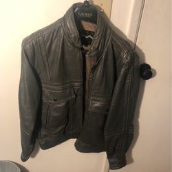 Men’s vintage MAD MAX Leather Bomber Jacket Size 42 