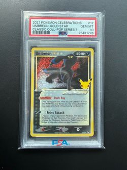 Umbreon gold star PSA 10