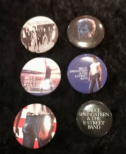 Bruce Springsteen rock pins
