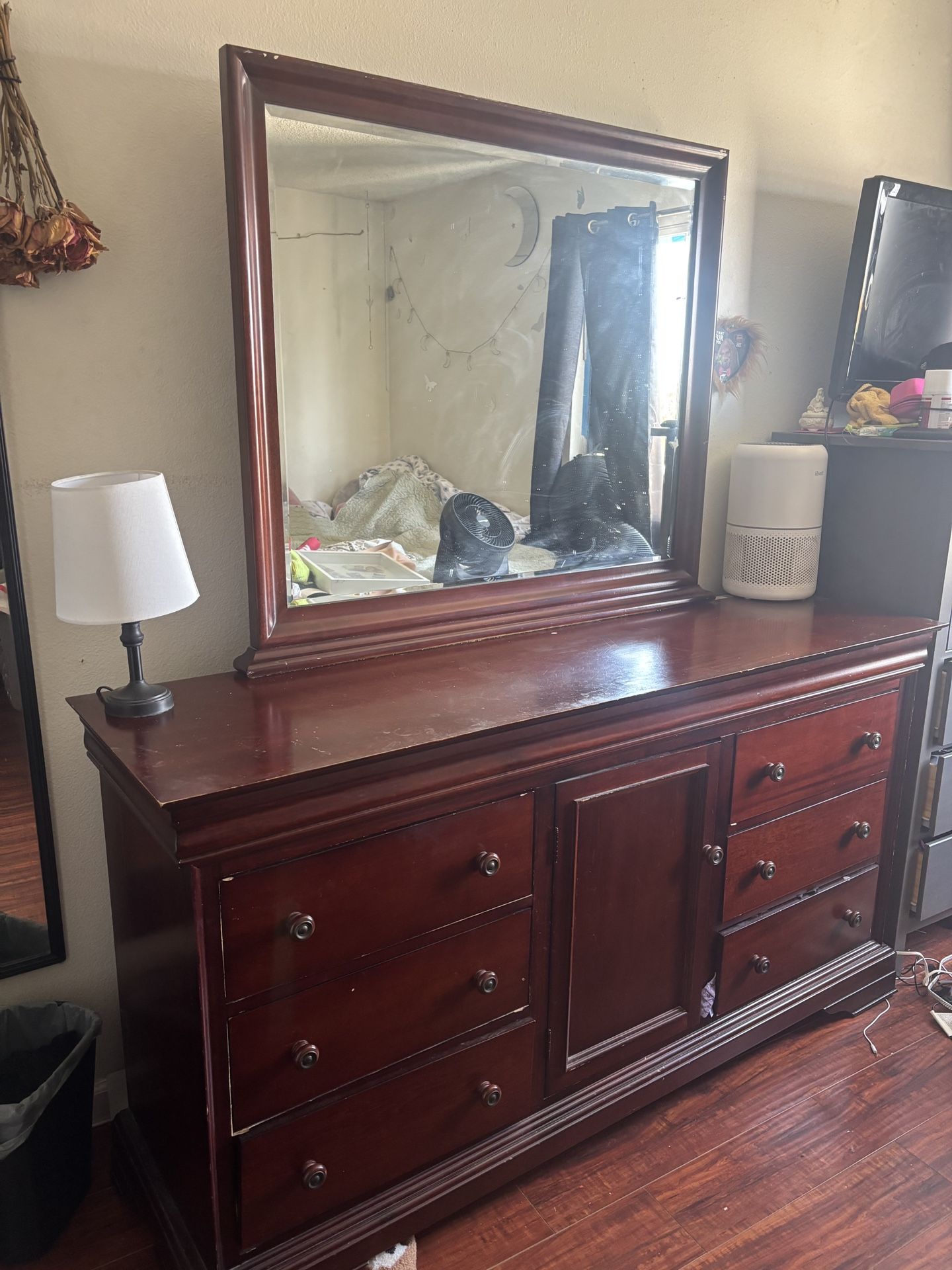 Dresser And Mirror For Sale $125 OBO