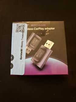 Wireless CarPlay Adapter (iPhone & Android)