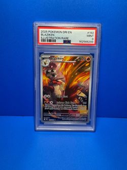 PSA 9 Blaziken 192/182 SV10 Destined Rivals English Holo 2025