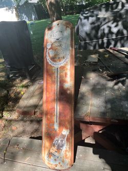 36” vintage frostie root beer thermometer