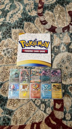 Pokemon cards and pokemon poster