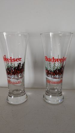 Vintage Budweiser Glasses