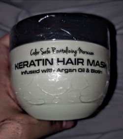 Straight Ahead Color Safe Revitalizing Moroccan Keratin Hair Mask