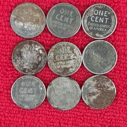1943 Steel Pennies 